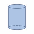 Isolated cylinder illustration