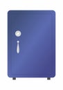 Dark blue safe