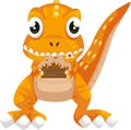 illustration isolated dinosaur vector Royalty Free Stock Photo