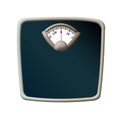 Illustration of isolated scales. Scales for weighing people.