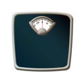 Illustration of isolated scales. Scales for weighing people.