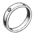 Illustration of Jewelry ring