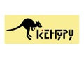 Illustration kangaroo logo