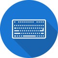 Illustration Keyboard Icon For Personal And Commercial Use.