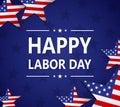 Labor Day. USA Labor Day background. Stars of USA flags Royalty Free Stock Photo
