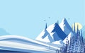 illustration landscape travel snow wallpaper