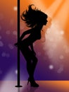 Illustration of Lap dance Royalty Free Stock Photo