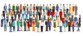 Illustration of group of people Royalty Free Stock Photo