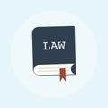 Illustration of law book concept Royalty Free Stock Photo