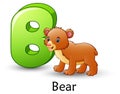 Letter B is for Bear cartoon alphabet
