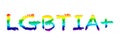 Illustration of the LGBT sign