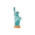 Design of liberty statue for freedom