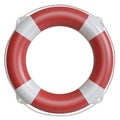 Illustration lifebuoy isolated on white background. Royalty Free Stock Photo