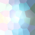 Illustration of light blue giant hexagon square background.