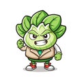 Illustration of Lightheaded Bok Choy Vlogging Royalty Free Stock Photo