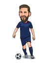 Caricature of Lionel Messi, The New PSG Paris Saint Germain