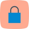 Illustration Lock Icon For Personal And Commercial Use.