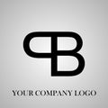 Stylish logo.Your Company logo design.A company logo or business card design. Royalty Free Stock Photo
