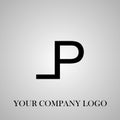 Stylish logo.Your Company logo design.A company logo or business card design. Royalty Free Stock Photo