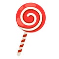 illustration of lollipop white on background Royalty Free Stock Photo