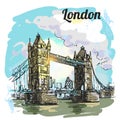 illustration London bridge