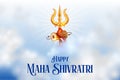 Lord Shiva, Indian God of Hindu for Maha Shivratri festival of India Royalty Free Stock Photo