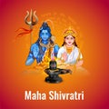 Lord Shiva, Indian God of Hindu for Maha Shivratri festival of India Royalty Free Stock Photo