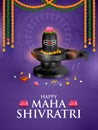 Lord Shiva, Indian God of Hindu for Maha Shivratri festival of India Royalty Free Stock Photo