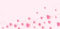 Love and romance heart background for Happy Valentine's Day