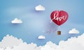 Illustration of love and valentine day. Royalty Free Stock Photo