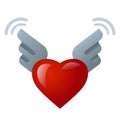 Loving heart icon