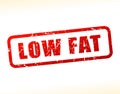 Low fat text buffered Royalty Free Stock Photo