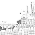 Illustration of Luxembourg City