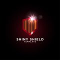 Luxury shield graphic design template