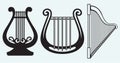 Illustration of lyre