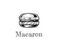 Illustration of macaron