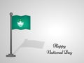 Illustration of Macau National Day Background