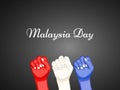 Illustration of Malaysia Independence Day background