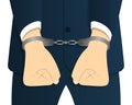 illustration of a man in handcuffs