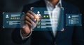 Customer Experience Concept with Online Feedback and Ratings Business Performance and Satisfaction Royalty Free Stock Photo