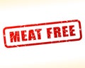 Meat free text buffered