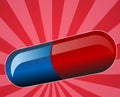 Illustration of medical pill