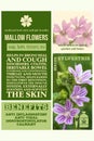 medicinal herbs benefits - herbalist advise - Mallow flowers