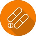 Illustration Medicines Icon For Personal And Commercial Use.