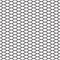 Illustration of mesh, fishnet. Black wavy lines Royalty Free Stock Photo