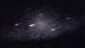 Meteor shower Royalty Free Stock Photo