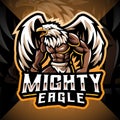 Mighty eagle esport mascot logo design