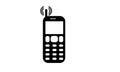 Old Mobile Phone - Cell Phone Icon - Old Keypad Mobile Phone Royalty Free Stock Photo