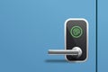 modern digital door lock with finger print