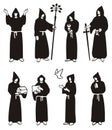 Illustration of monks